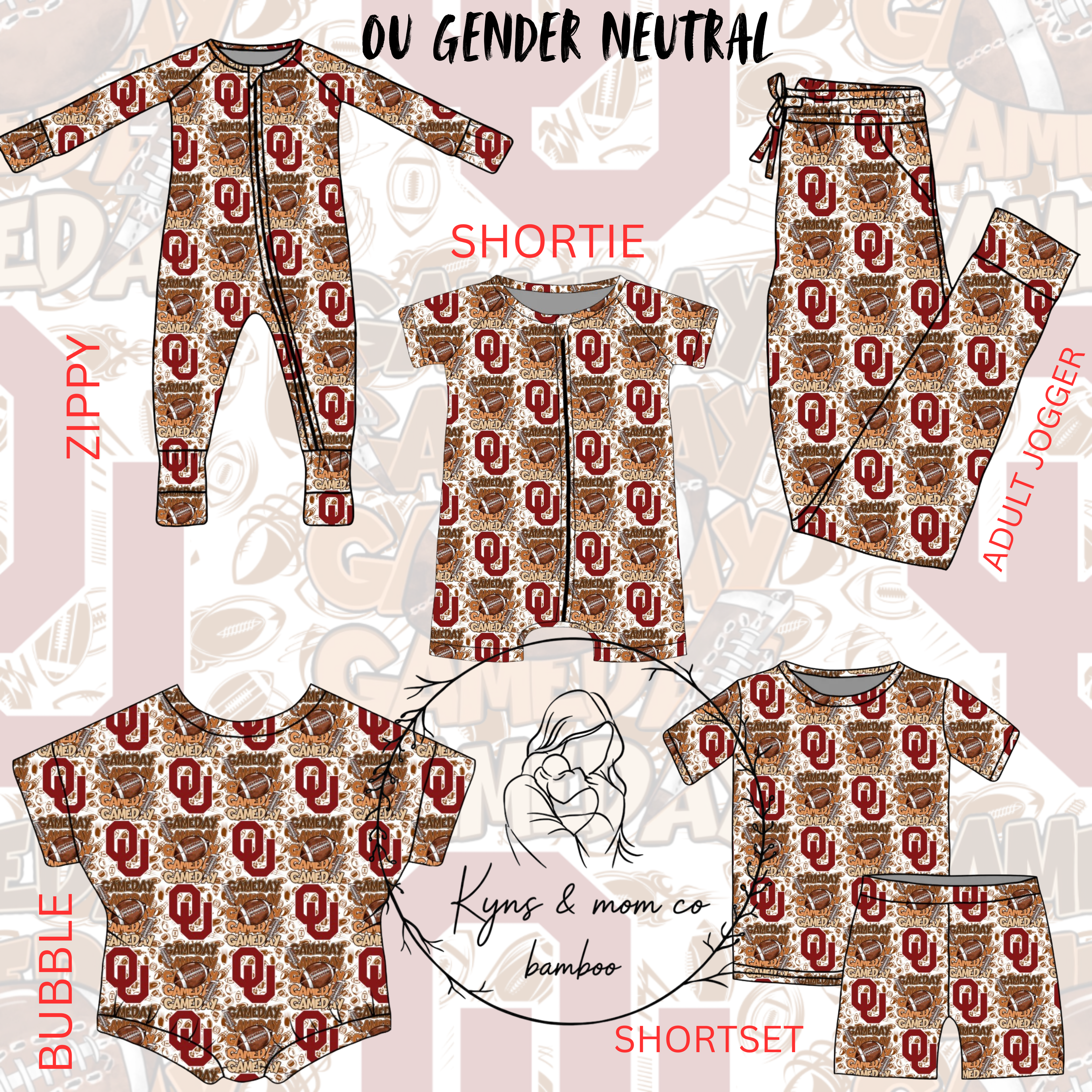 PREORDER - OU GENDER NEUTRAL - ETA EARLY AUGUST