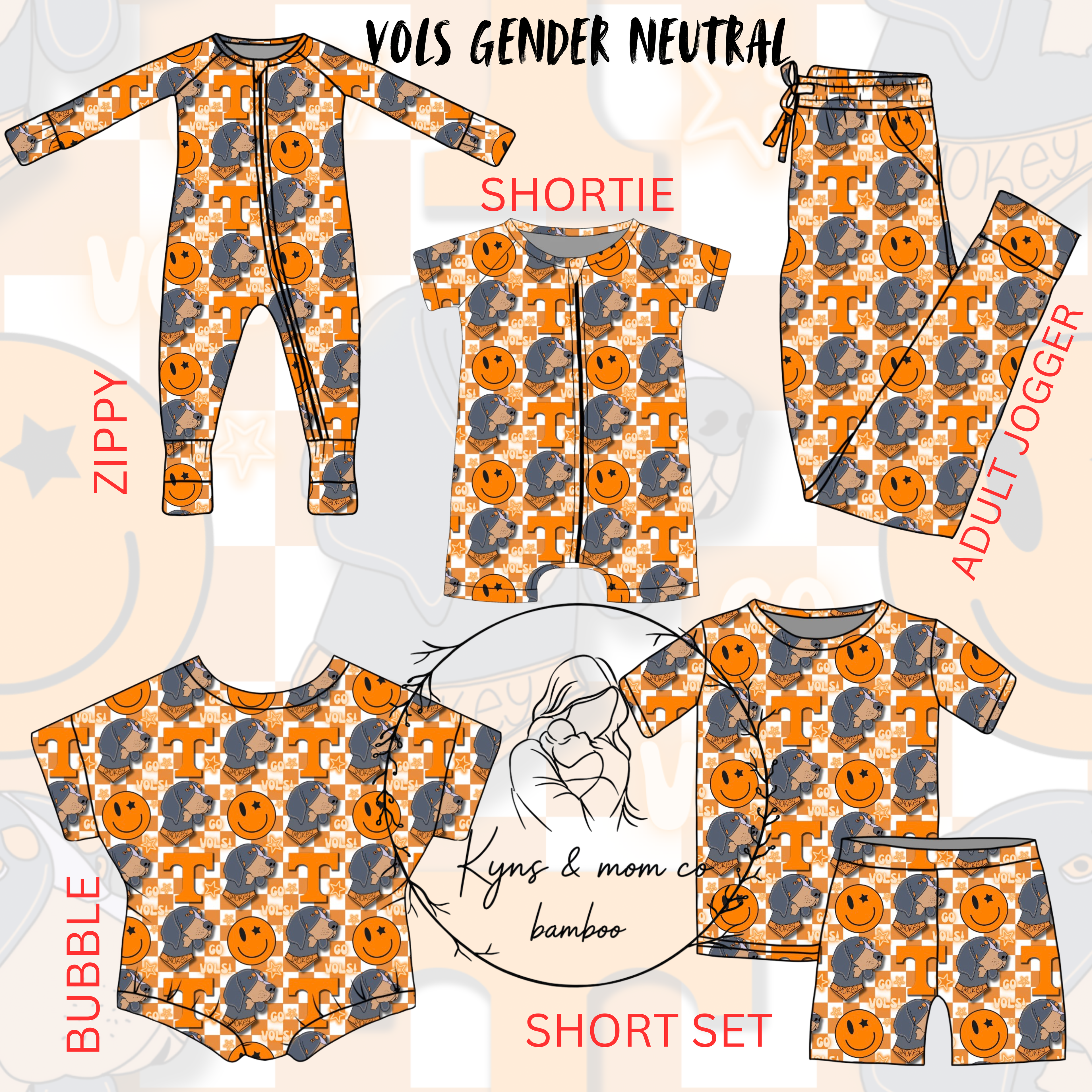 PREORDER - VOLS gender neutral - ETA EARLY AUGUST