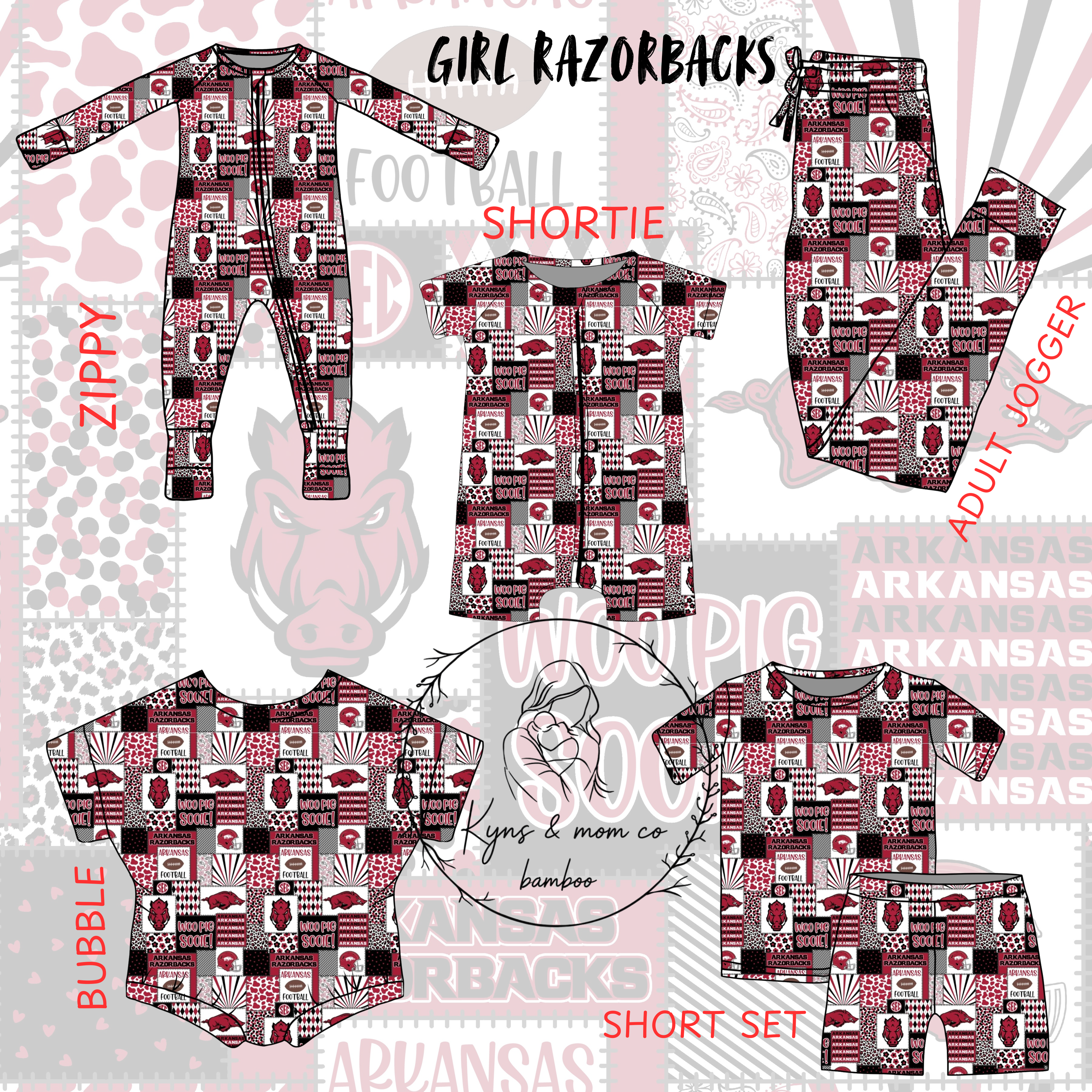 PREORDER - RAZORBACKS GIRL - ETA EARLY AUGUST